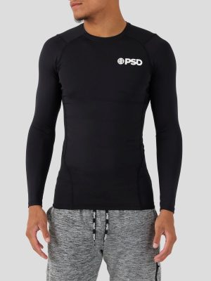 Compression Tee Long Sleeve - Black