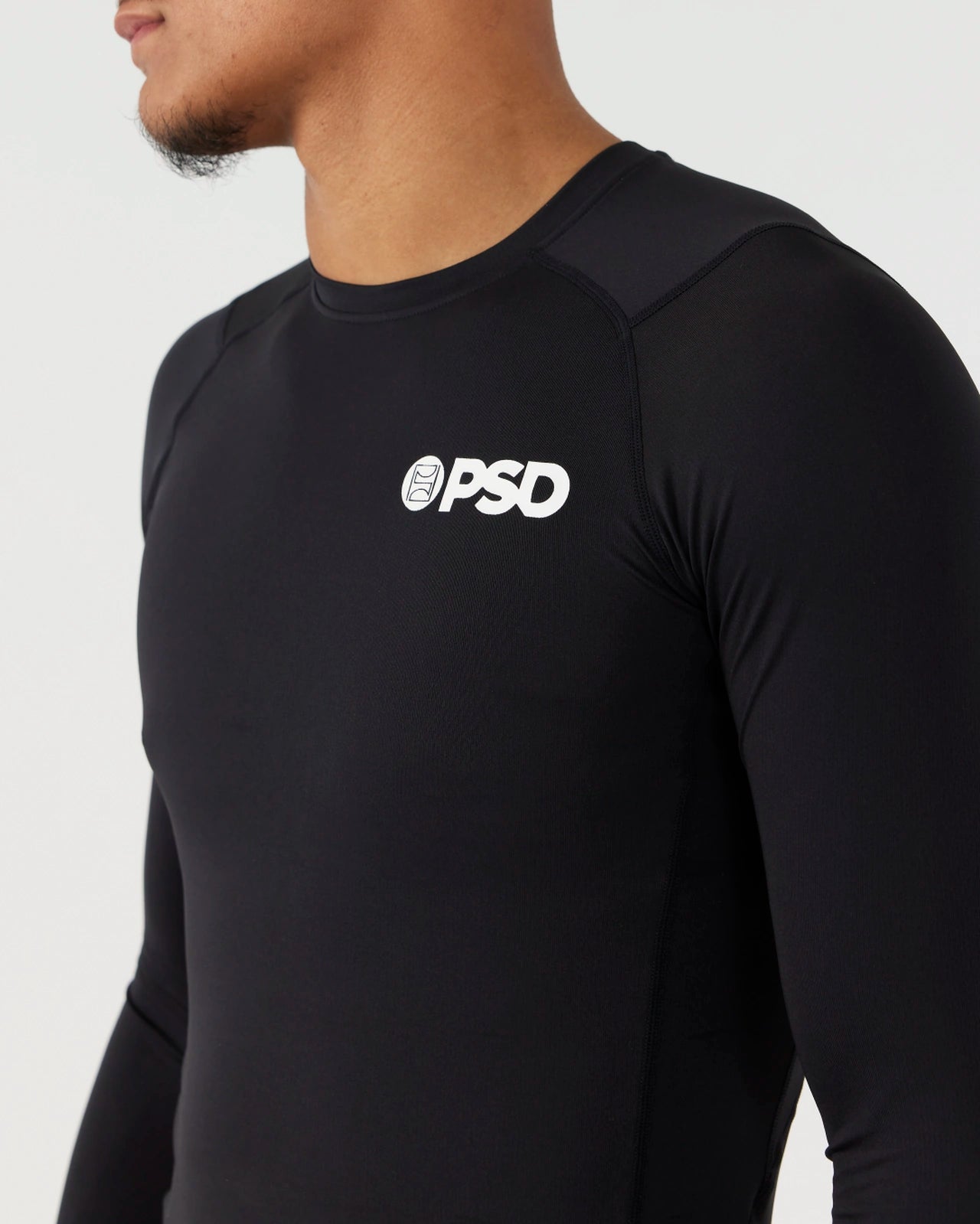 Compression Tee Long Sleeve - Black - Image 4