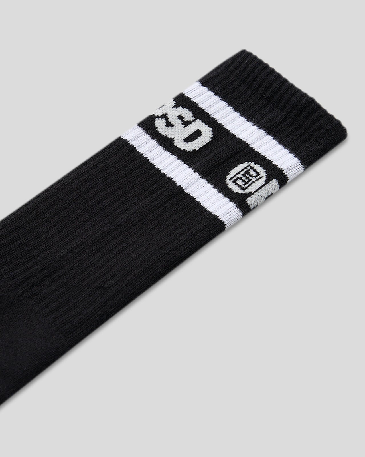 3 Pack - Logo Stripe Crew - Black - Image 5